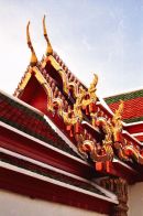 Roof Detail, Marble Temple, Bangkok